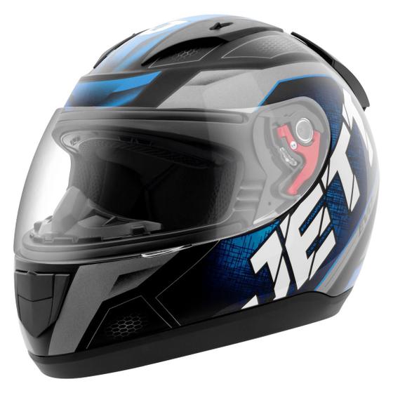 Imagem de Capacete De Moto Fechado Jett Modelo Evo Line Brilhante Pro Tork Masculino Feminino