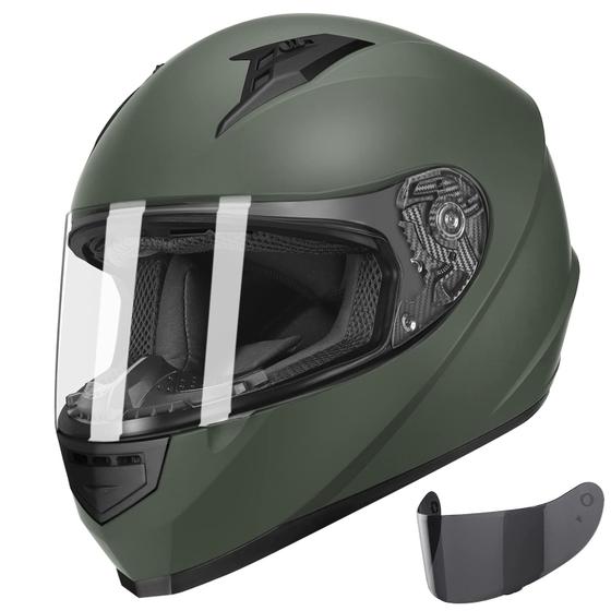 Imagem de Capacete de motocicleta GLX GX11 compacto, leve, integral, DOT