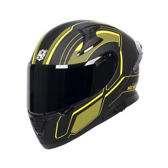 Imagem de Capacete de Motocicleta HAX Full Face com Spoiler Duplo - DOT (L)