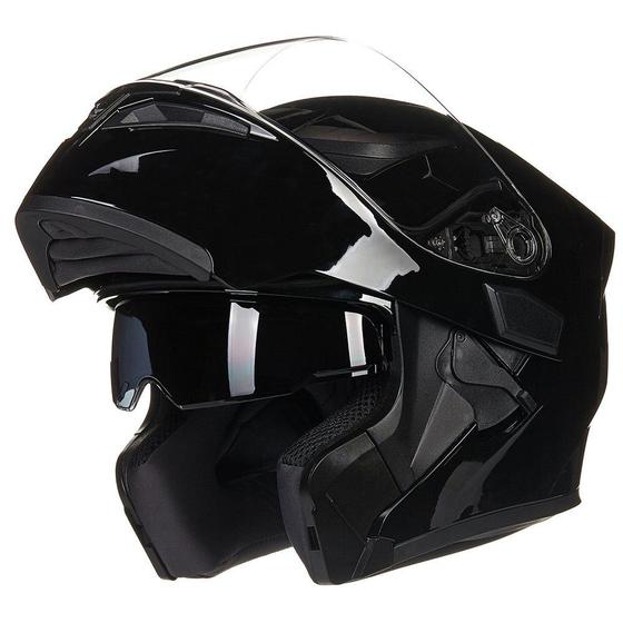 Imagem de Capacete de motocicleta ILM 902 Dual Visor Flip up Modular DOT