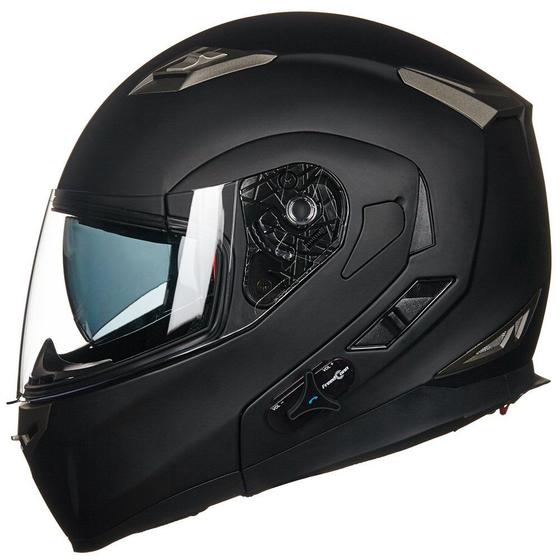 Imagem de Capacete de motocicleta ILM Bluetooth Integrated Modular 953 XL