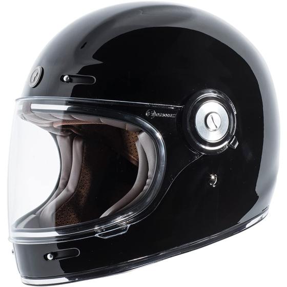 Imagem de Capacete de motocicleta TORC T 105:24 Retro Fullface Gloss Black