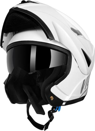 Imagem de Capacete de Motocicleta Westt Torque Modular - Viseira Dupla com Certificação DOT