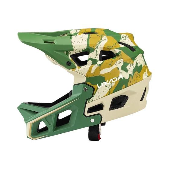 Imagem de Capacete de Mountain Bike com Viseira - Integral para Downhill e MTB