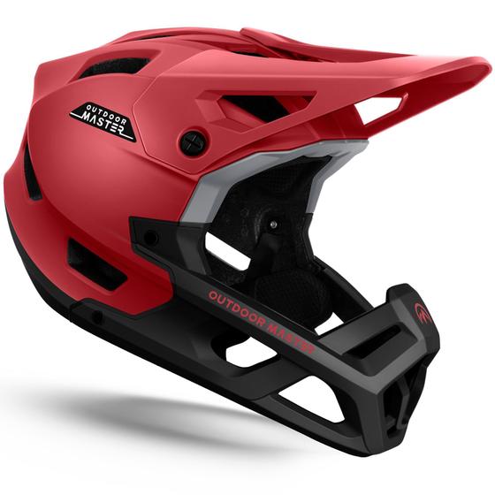 Imagem de Capacete de mountain bike OutdoorMaster Grizzly Flaming Red