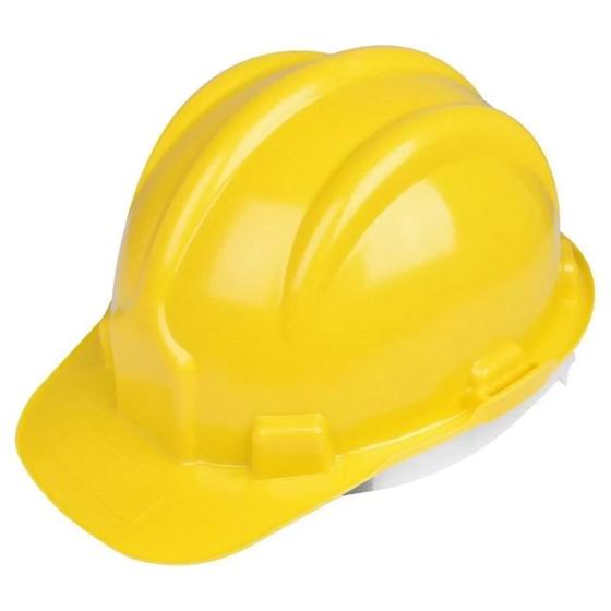 Imagem de Capacete de Segurança PLT Amarelo com Aba Frontal Plastcor