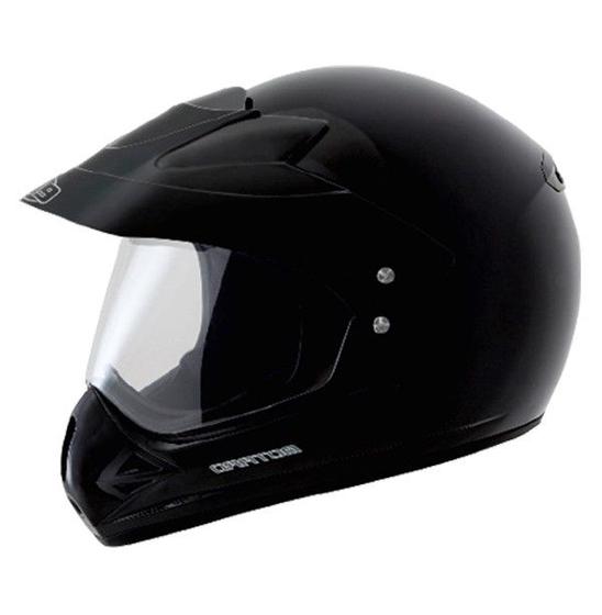 Imagem de Capacete Ebf New Motard Solid Preto Fosco