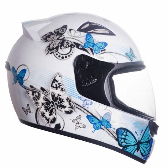 Capacete Ebf New Spark Borboletas Capacetes De Moto Magazine Luiza