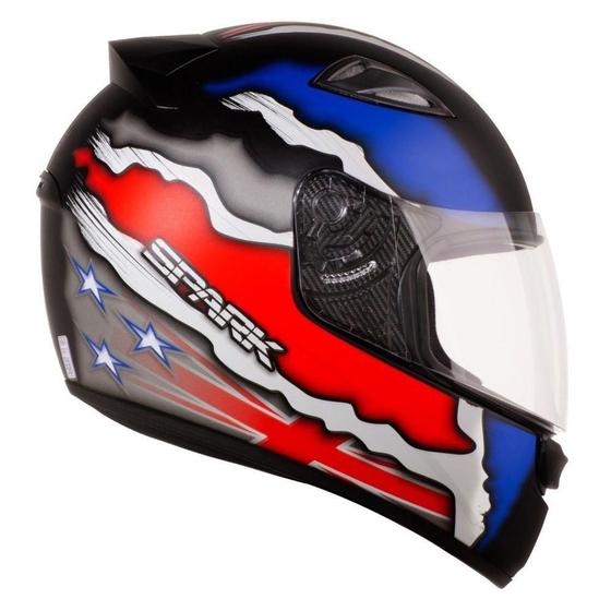 Imagem de Capacete ebf new spark stars fosco