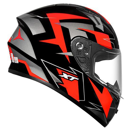 Imagem de Capacete ebf x troy ff 526 crush brilhante