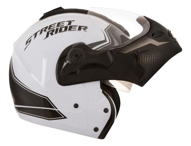 Capacete Escamoteável Mixs Captiva Viseira Solar Óculos Fumê Menor preço em Capacete Escamoteável Mixs Captiva Viseira Solar Óculos Fumê