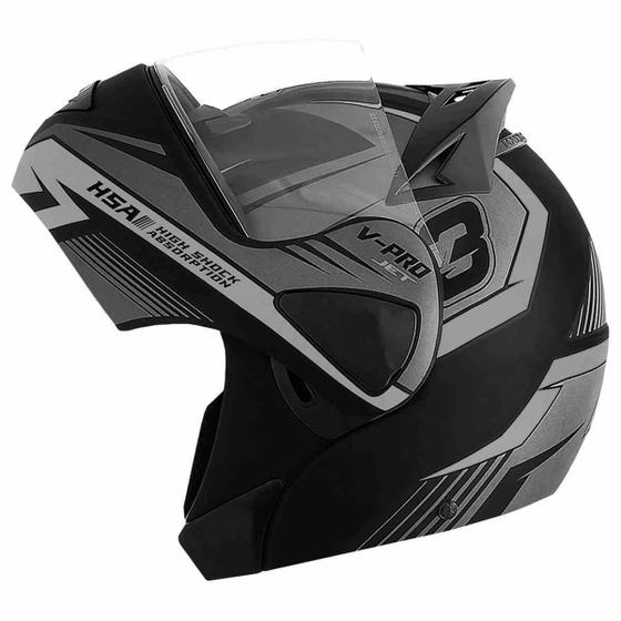 Capacete Escamoteável Protork Robocop V-pro Jet 3 Narigueira Menor preço em Capacete Escamoteável Protork Robocop V-pro Jet 3 Narigueira