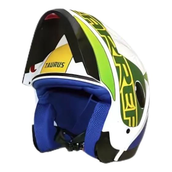 Imagem de Capacete escamotiavel taurus zarref grafic selecao