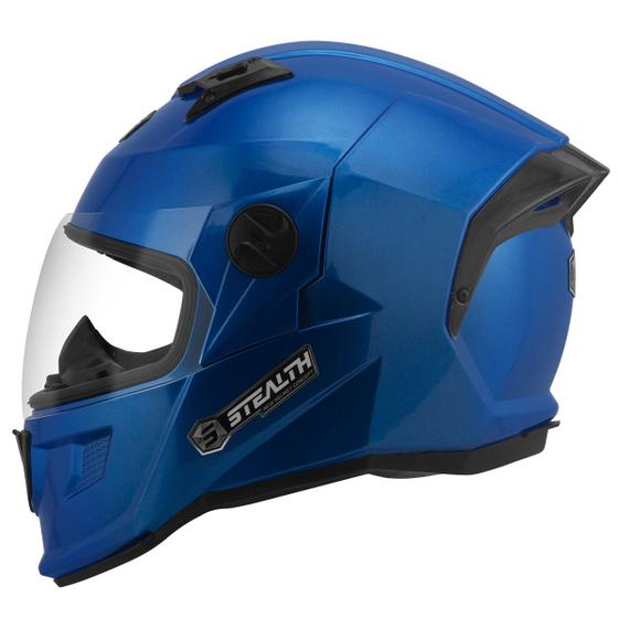 Imagem de Capacete Esportivo Corrida Fechado Stealth Solid Brilhante