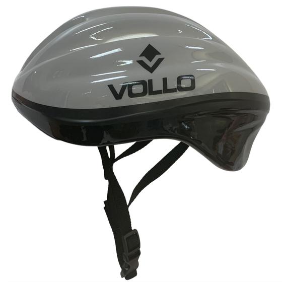 Imagem de Capacete Esportivo Patins Skate Patinete VCC410P Vollo P Pequeno Cinza