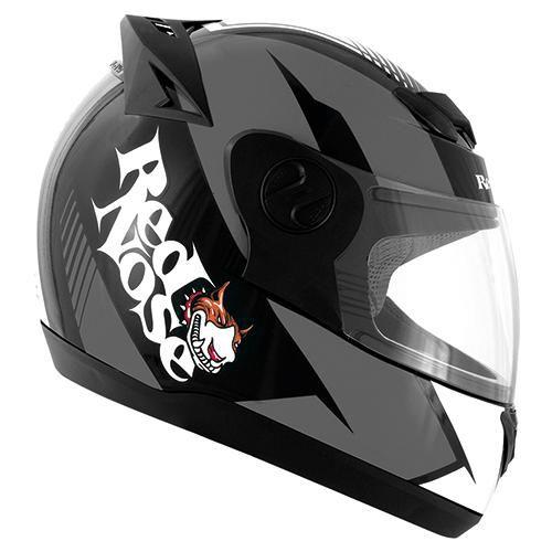 Imagem de capacete evolution g6 red nose grafite tam. 56