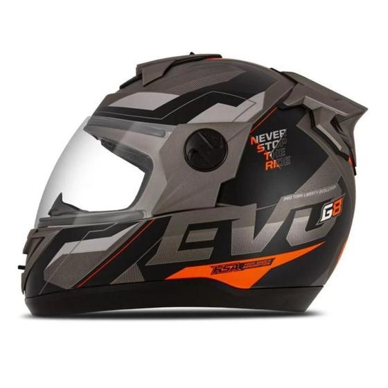 Imagem de Capacete Evolution G8  Fosco Tamanho 60 CAP-719GRLR