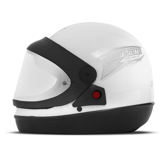 Imagem de Capacete Fechado Automático Unissex Tipo San Marino Sport Moto Light Urbano Viagem 56 58 60 Pro Tork