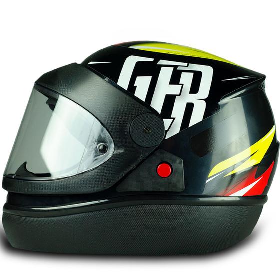 Imagem de Capacete Fechado Com Narigueira Automatic Preto Alemanha 58