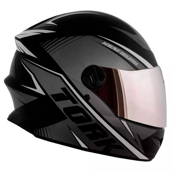 Imagem de Capacete Fechado de Moto Pro Tork New Liberty Four R8 Cinza Tam 56