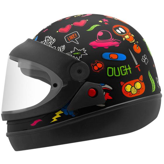 Imagem de Capacete Fechado Esportivo Pro Tork Sport Moto Universe