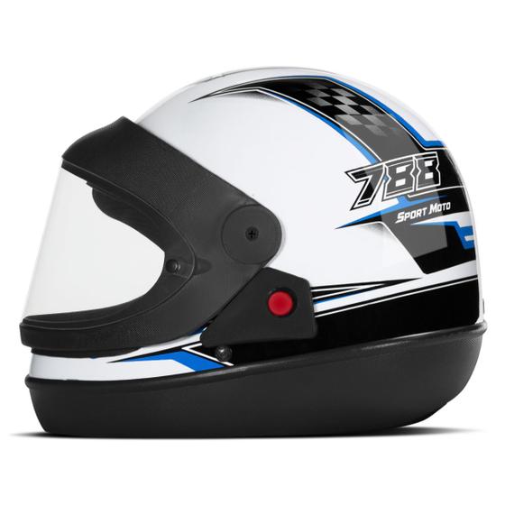 Imagem de Capacete Fechado Integral Masculino Feminino Pro Tork San Marino Sm Sport Moto Motociclista