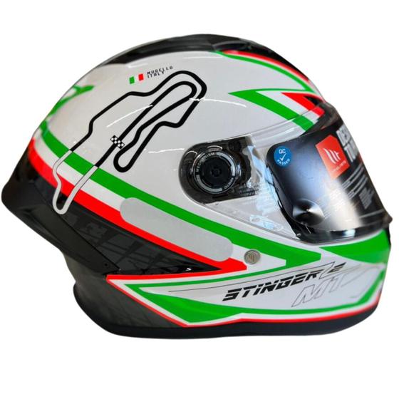 Imagem de Capacete Fechado Mt Stinger 2 Grand Prix A0 Italia Mugello