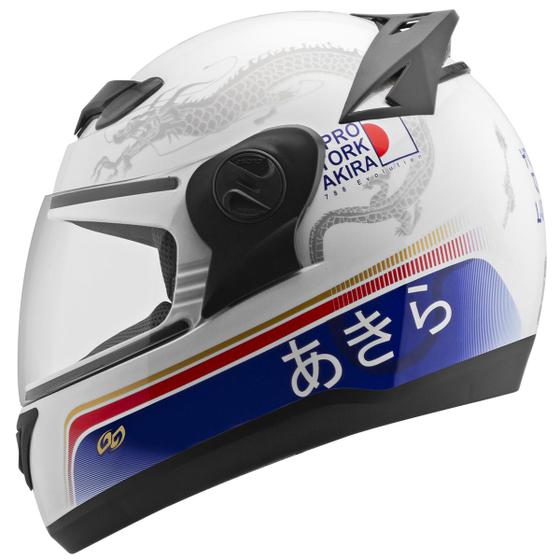 Imagem de Capacete Fechado Pro Tork Evolution 788 G7 Akira Brilhante