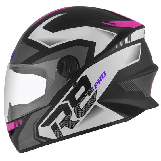 Imagem de Capacete Feminino e Masculino Fechado Adulto De Moto Pro Tork R8 Pro Fosco