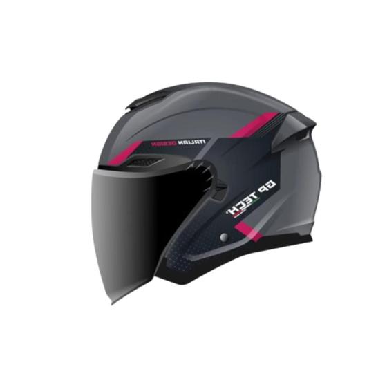 Imagem de Capacete feminino gp tech open of669 runner rosa 58