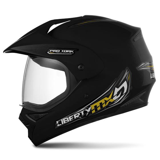 Imagem de Capacete Feminino Masculino Trilha Motocross Enduro Off Road Pro Tork Liberty Mx Vision