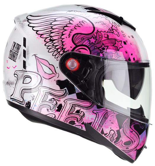 Imagem de Capacete Feminino Peels Icon Revel Branco Perolizado Rosa