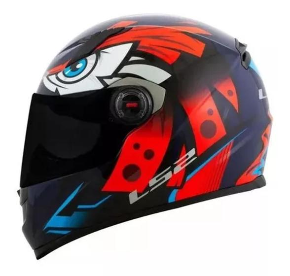 Imagem de Capacete ff358 tribal laranja