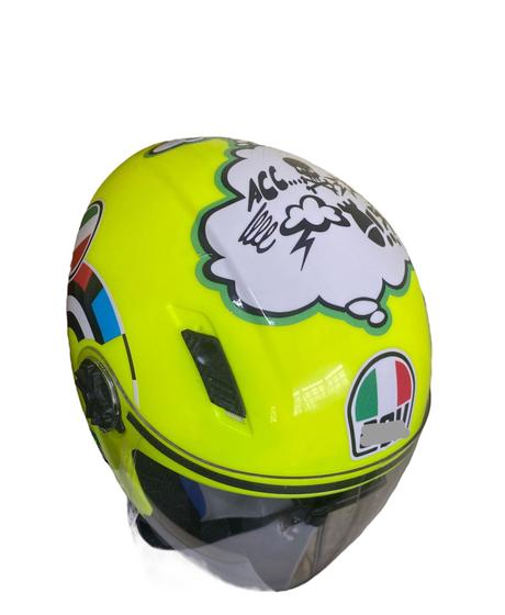 capacete fw3 mizano blade amarelo neon personalizado aberto x open Menor preço em capacete fw3 mizano blade amarelo neon personalizado aberto x open