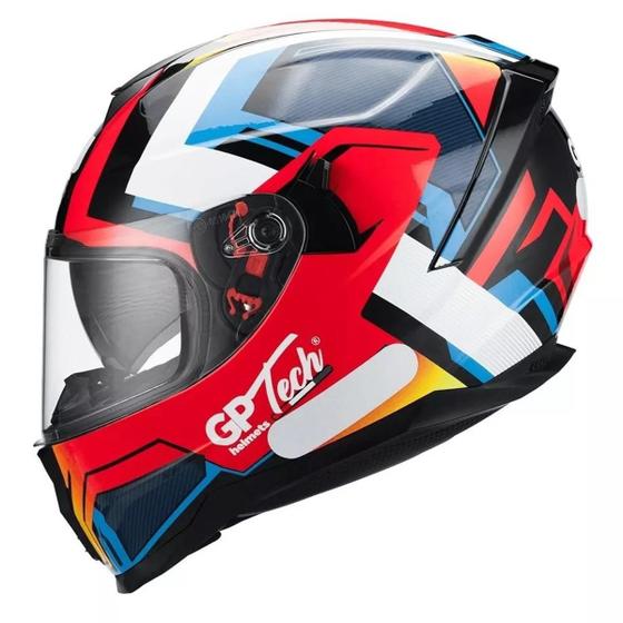 Imagem de Capacete Gp Tech Fusion V2 SV Colorido