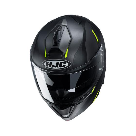 Imagem de Capacete Hjc I90 Aventa Preto Cinza E Verde 58