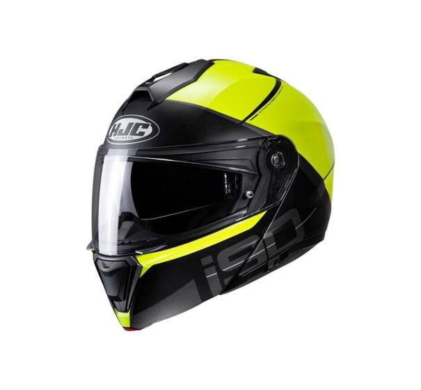 Capacete Hjc I90 May Preto E Verde 63 F016 Imagem de Capacete Hjc I90 May Preto E Verde 63 F016