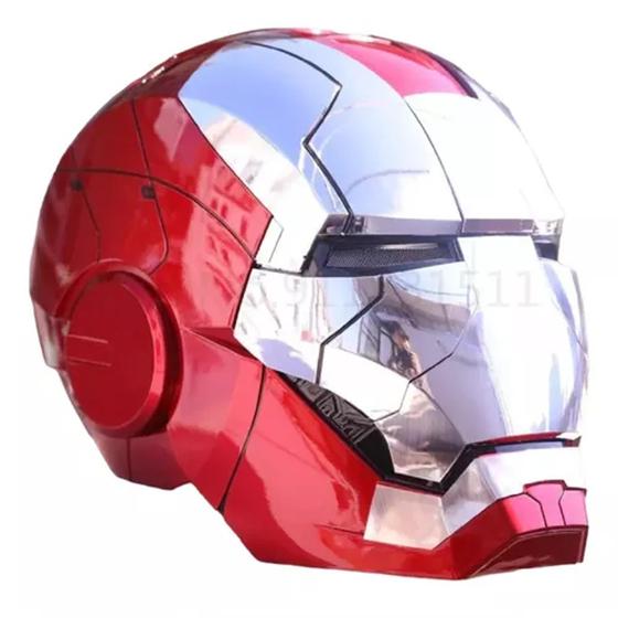 Imagem de Capacete Homem De Ferro Eletrônico Brinquedo Iron Man C/ Voz