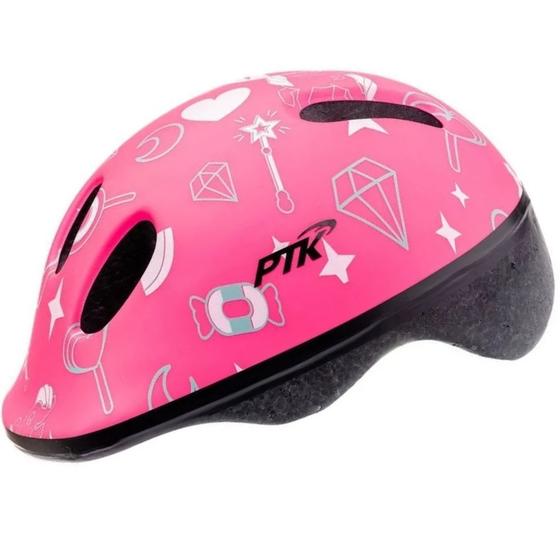 Imagem de Capacete Infantil Ciclismo Bicicleta Ptk Ajustável Skate Patins Bike Crianças Proteção e Segurança