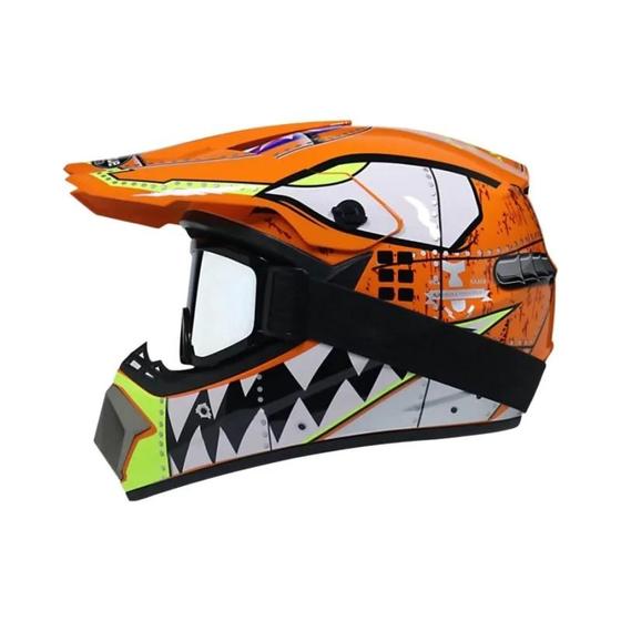 Imagem de Capacete Infantil Off-Road para Motocross, Cross Bike e Downhill (DH)