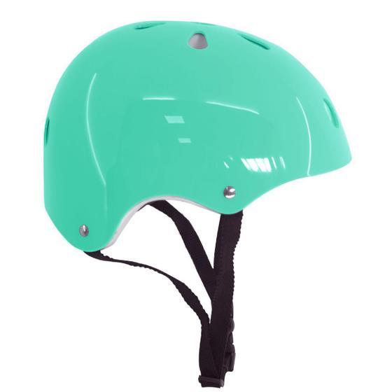 Imagem de Capacete Infantil Proteção Skate Bicicleta Patinete Verde Dm