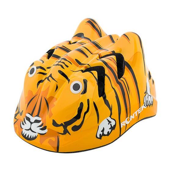 Imagem de Capacete infantil Rontek BCP-064 Tigre Laranja Tam P48-52