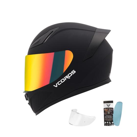 Imagem de Capacete integral para motocicleta VCOROS WS-609 aprovado pelo DOT