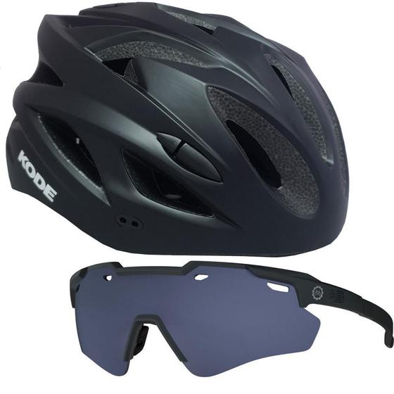 Imagem de Capacete Kode Eagle + Óculos HB Shield EVO Pra Quem Pedala 2