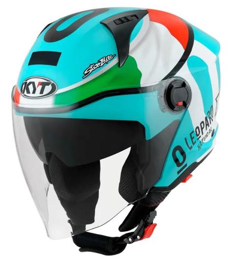 Imagem de Capacete kyt d-city dennis foggia leopard replica l