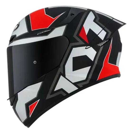 Imagem de Capacete Kyt Tt Course Electron preto vermelho