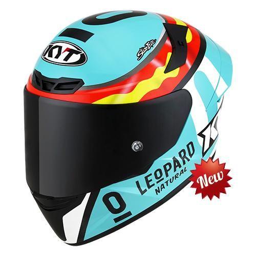 Imagem de Capacete kyt tt course jaume masia leopard spain brilhante