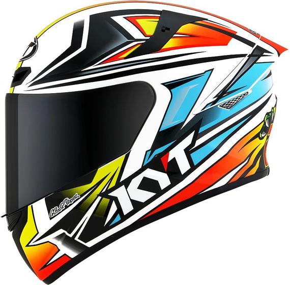 Imagem de Capacete KYT TT Course Radiance Kasma Daniel Azul Branco