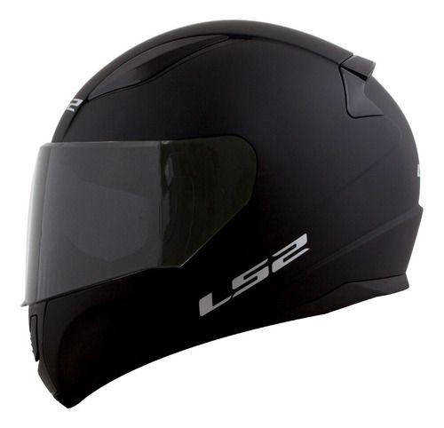 Imagem de Capacete Ls2 Ff353 Monocolor Preto Fosco