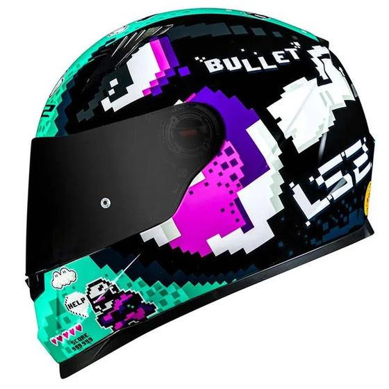 Imagem de Capacete LS2 FF358 Bullet Preto/Azul